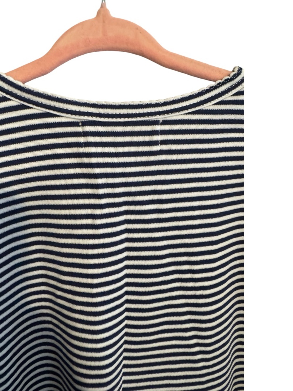 CPC Childrenswear Jillian Dress Size 7 Blue White Stripe Casual Girls Dress NWT - Picture 6 of 6